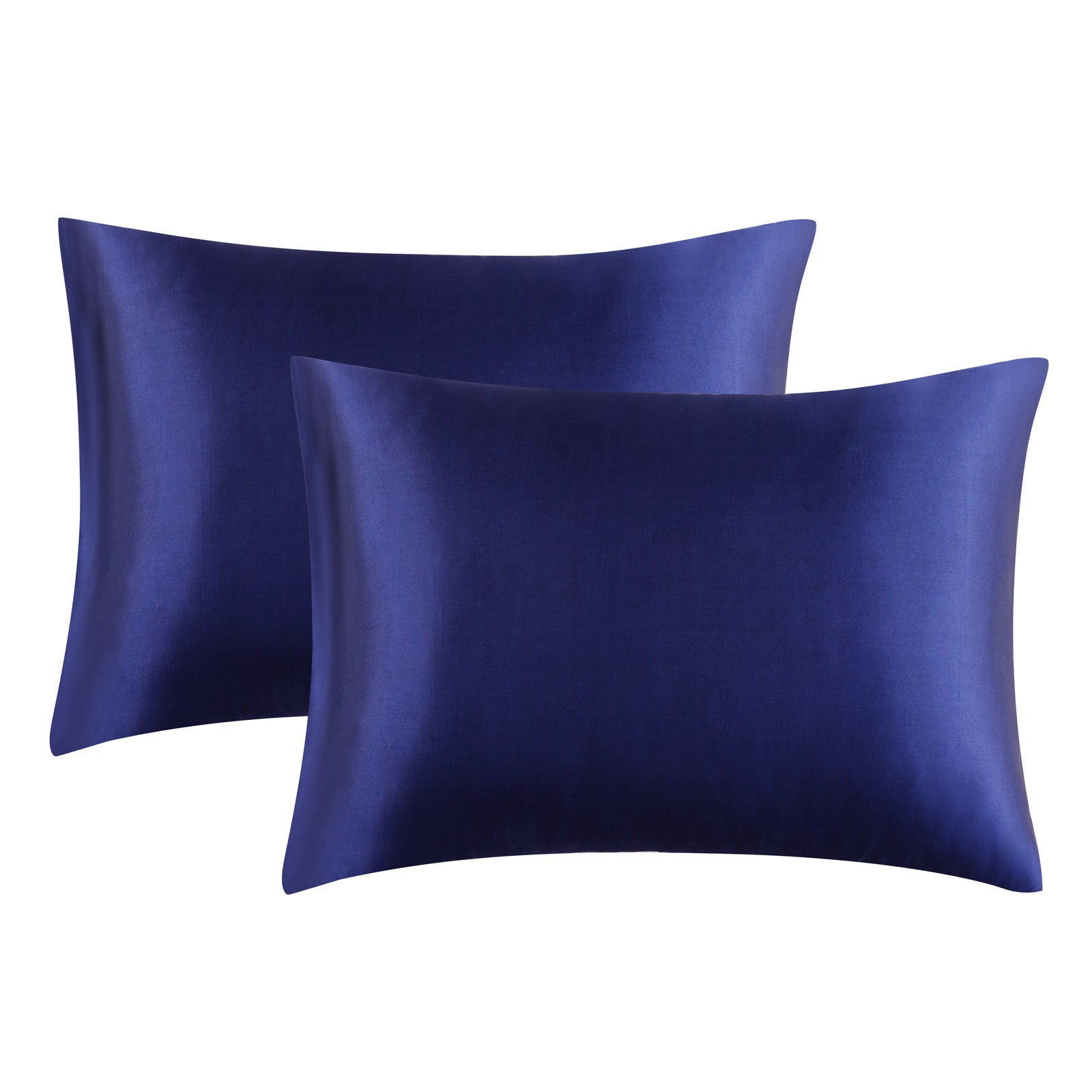 Solid Color Satin Imitation Silk Pillowcase - Calm Cloud Bedding